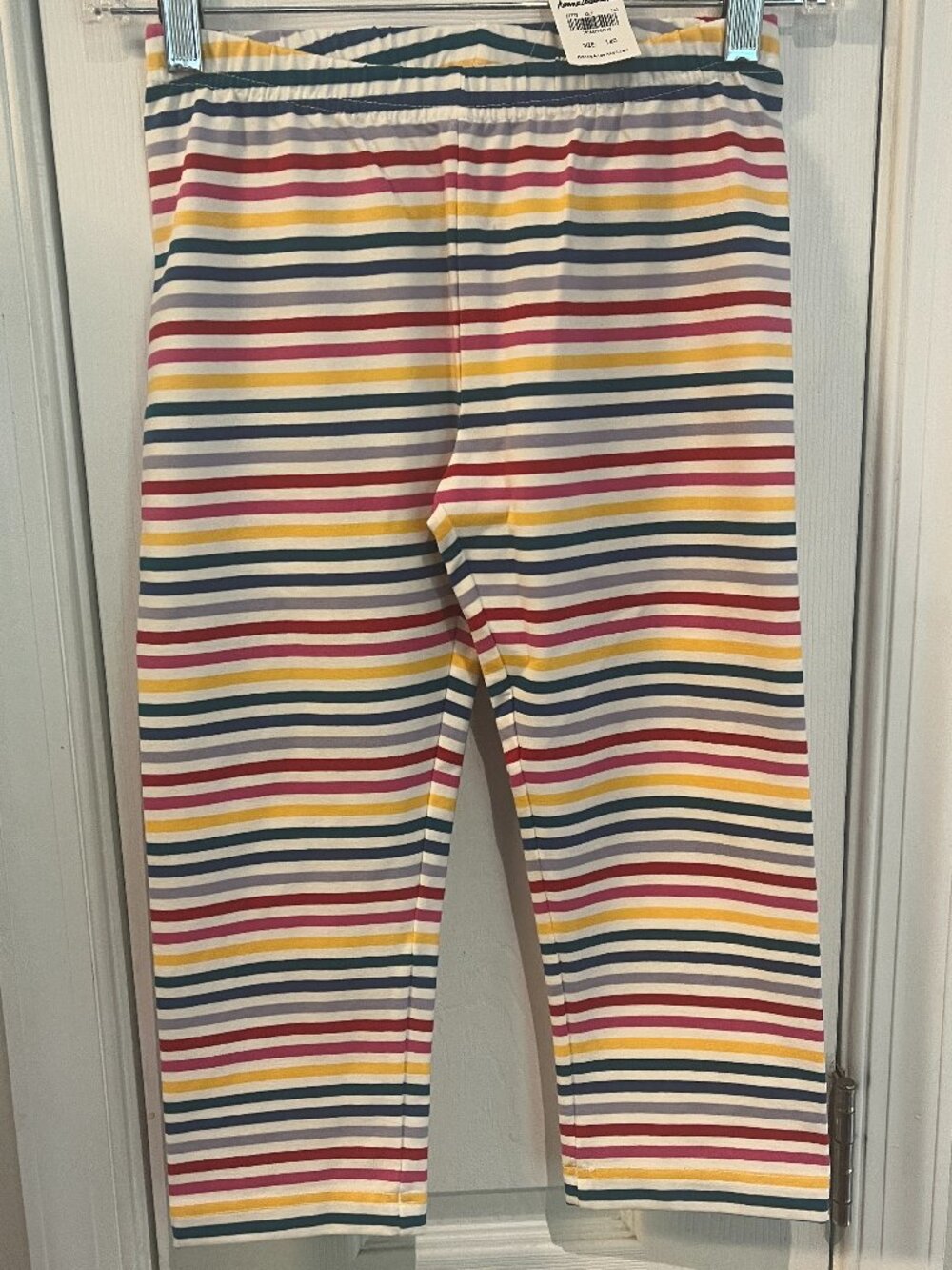 Hanna Anderson Classic Girls Multicolor Stripes Pants Size 140 sm. US 10 NWT